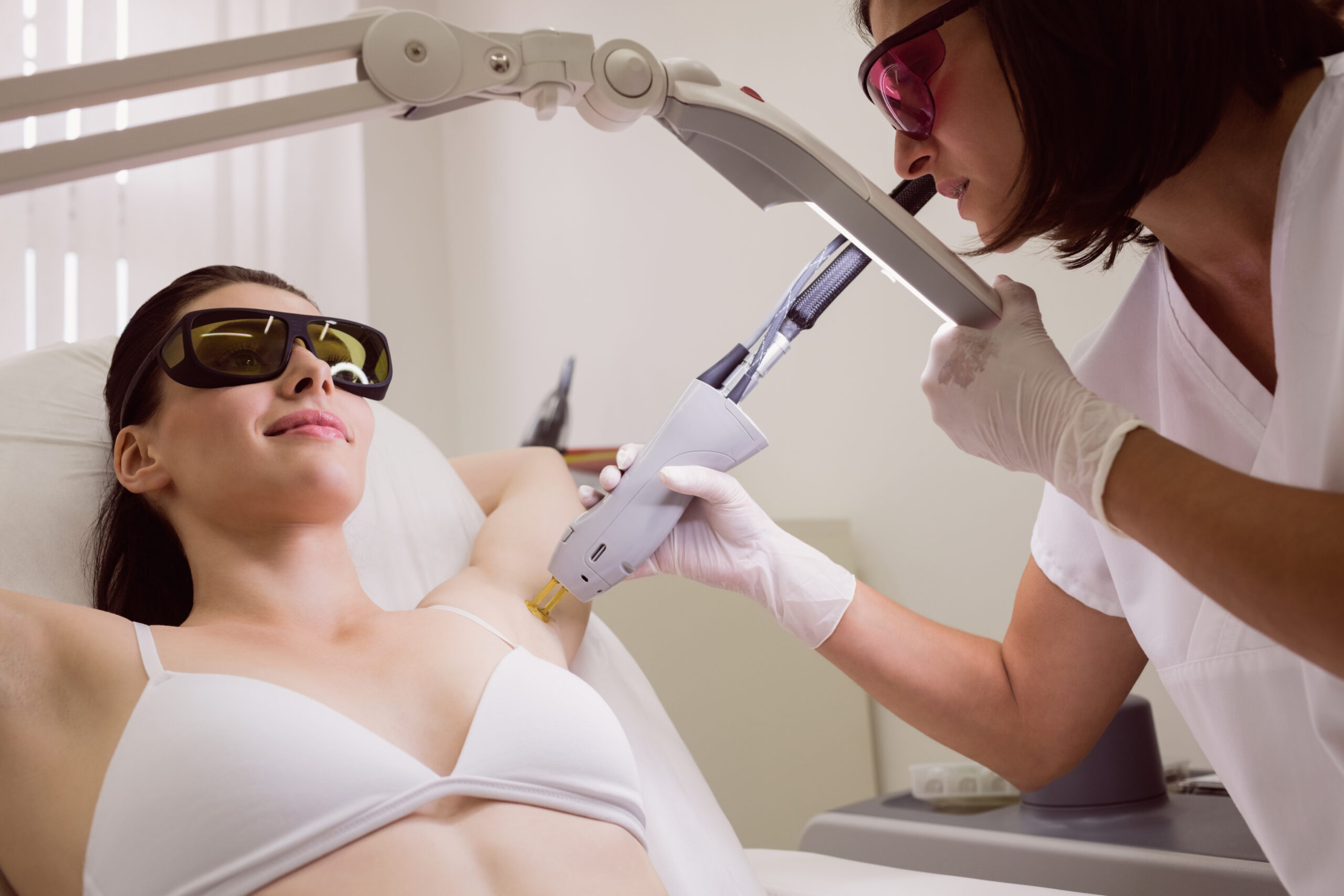 Shoulder laser hair removal at Laser Affair in Tampa